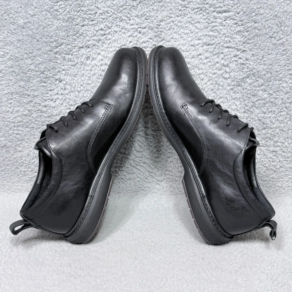 Align Atworth Plain Toe Oxford Mens Size 13 Shoes Black Leather AL0007201